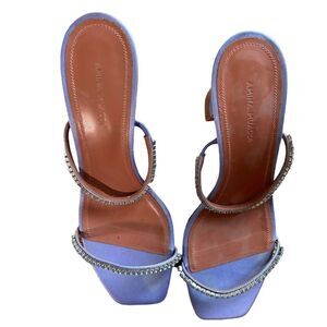 Amina-muaddi Women's Purple Sandals